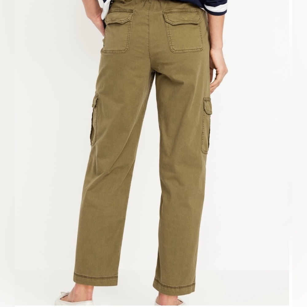 Old Green OG Chino Cargo Pants High Rise L Cotton - Picture 2 of 3
